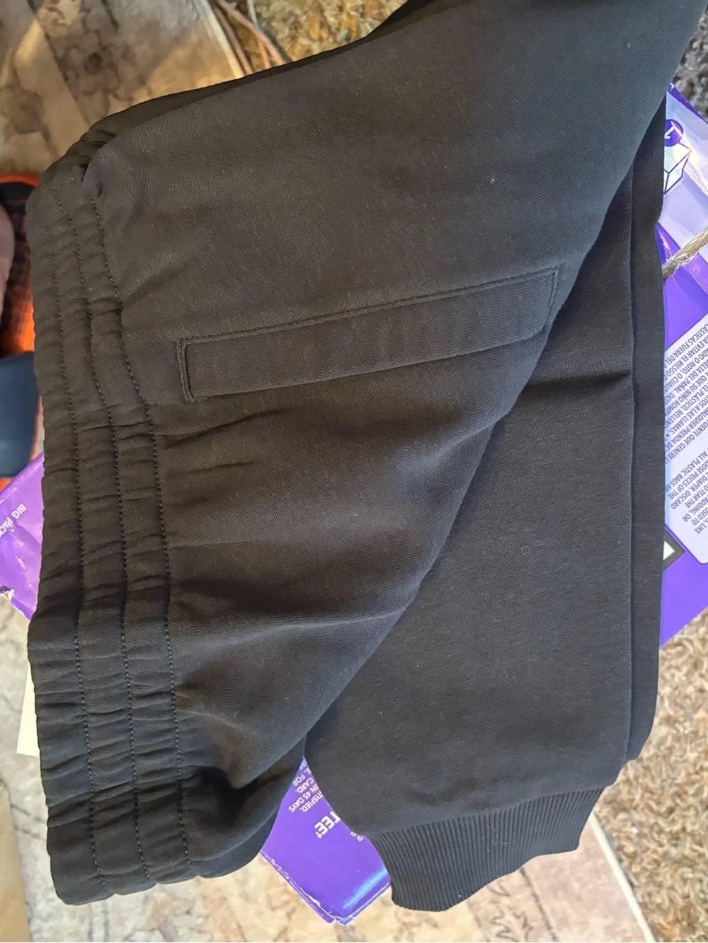 Nike Kids' Black White Fleece Joggers